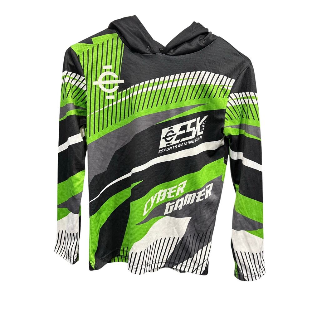 Cyber Gamer Hooded Long Sleeve - Esports Gaming - 8
